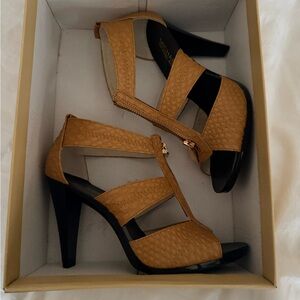 Michael Kors Tan Strappy Heels